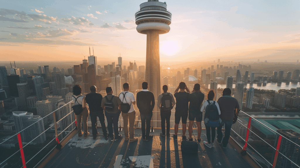 Emprendedoras en Canadá ven la puesta de sol
