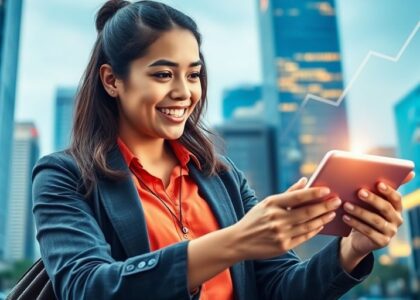 Negocio hispano creciendo con marketing digital.