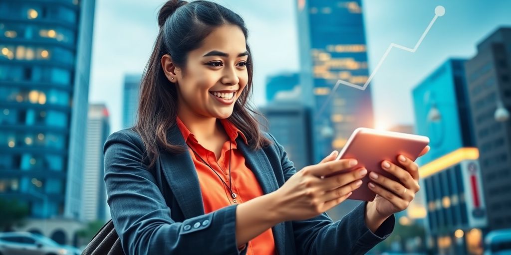 Negocio hispano creciendo con marketing digital.