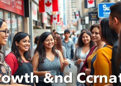 Promoción para negocios latinos en Canadá.