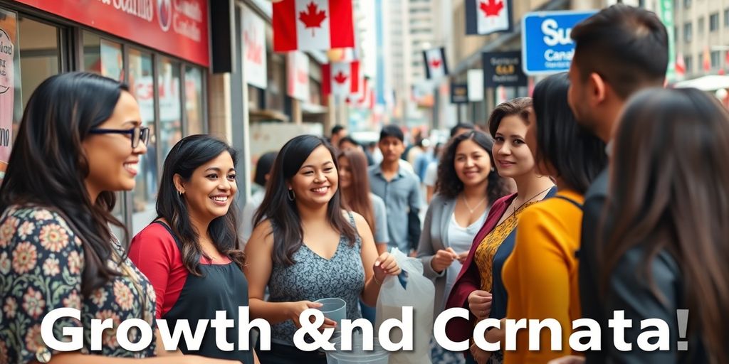 Promoción para negocios latinos en Canadá.
